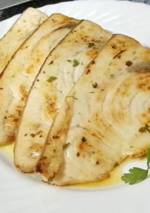 Una foto de Pez espada a la plancha