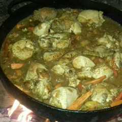 A picture of Pollo y chorizo al disco.