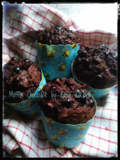 Foto resep Muffin Chocolate... Nyoklat No Mixer Simple Moist