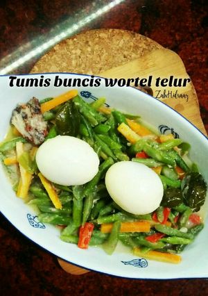 Foto resep Tumis buncis wortel telur