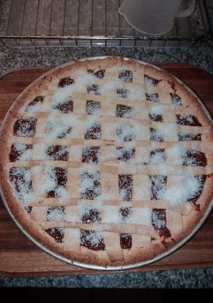 Una foto de Pasta frola de dulce de leche