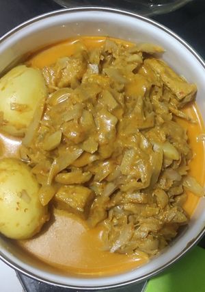 Foto resep Gulai nangka, telur dan tahu
