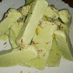 A picture of Pista Kulfa ice cream dessert Ramadan special (Eid special).