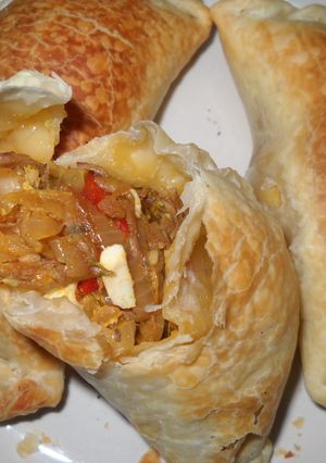 Una foto de Empanadas con carne de parrillada desmechada