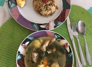 Una foto de ARROZ DE HÍGADO, MOLLEJA DE POLLO