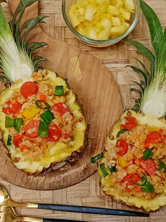 Foto resep Nasi Goreng Nanas Kaldu Kepala Udang