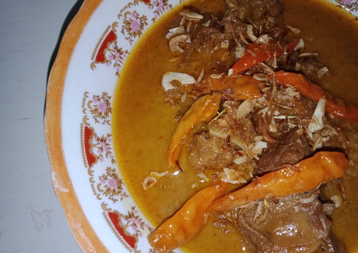 Krengsengan Kambing hot