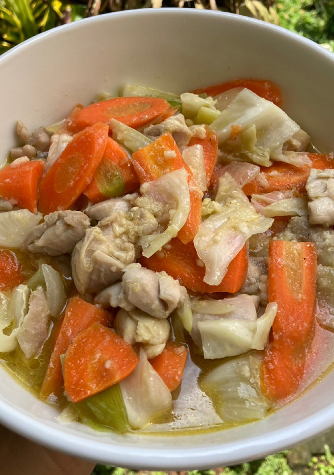 Foto resep Tumis Ayam Sayur Manis