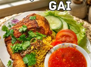 Gambar Khaomok Gai (Nasi Beriani Ayam Thai)