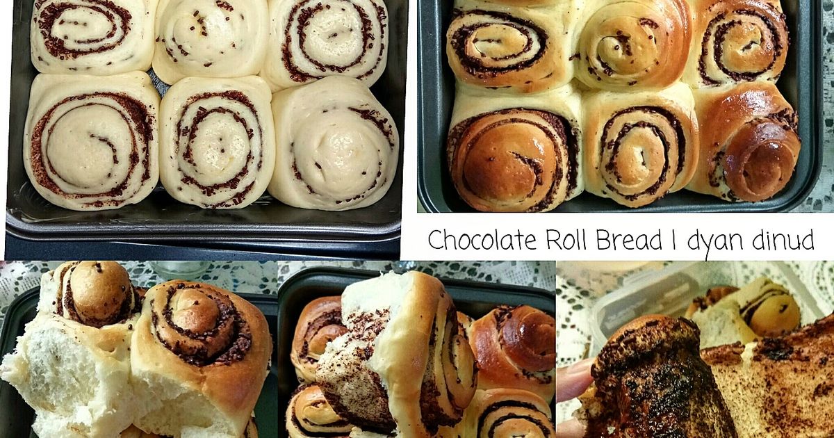 Resep Chocolate Roll Bread oleh هاردياني ديان ﺩﻳﻨﺎﻭﻱ - Cookpad