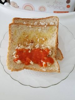 Foto resep Roti ikan saos tomat MPASI 1y+