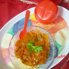 A picture of Sweet Sour Instant Tomato Chutney.