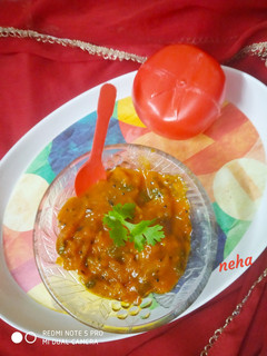 A picture of Sweet Sour Instant Tomato Chutney.