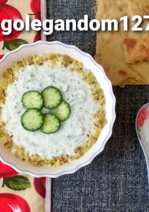 عکسی از دستور سالاد ماست و خیار
