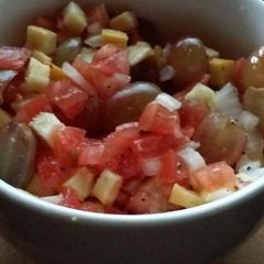 A picture of Iz's Vegan Mediterranean Inspired Salad.