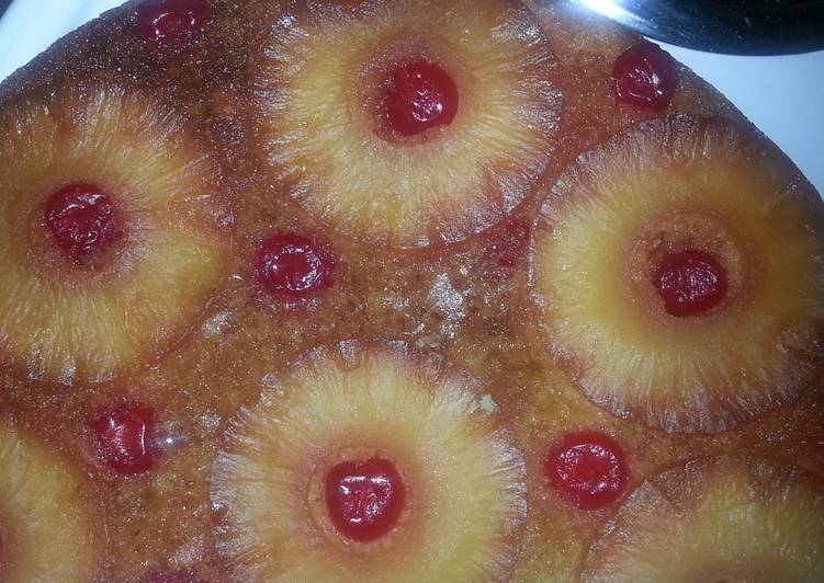 Step-by-Step Guide to Prepare Quick Pineapple upside 👇 cake