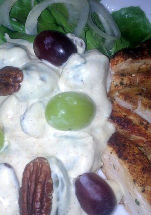 A picture of Sig's Coronation Chicken Salad.