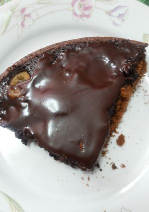 A picture of Easy Banana Chocolate fudge.