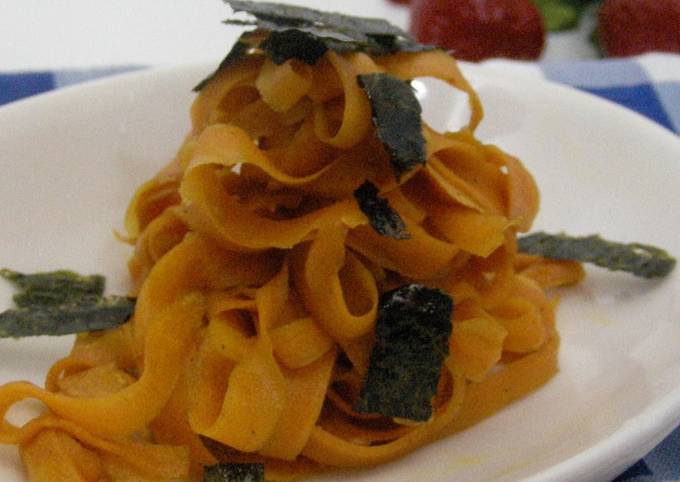 Butter Sautéed Carrot Ribbons