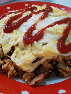 A picture of Tofu Omurice for Dieters.