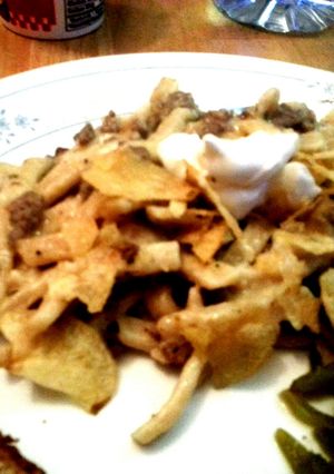 A picture of easy beef stroganof casserole.
