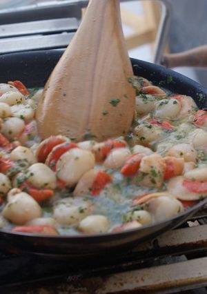 A picture of My Grilling Spot Scallop Stew.