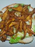 Mushrooms sandwich