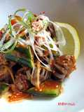 Chicken Gizzards with Cucumber (Namul-style)