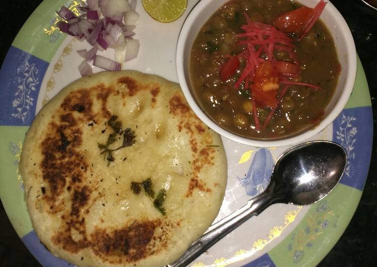 Recipe of Homemade Matar kulche