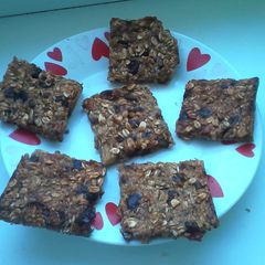 A picture of Healthy fat-free granola bars.