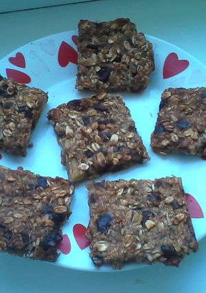 A picture of Healthy fat-free granola bars.