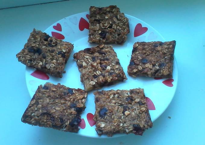 Healthy fat-free granola bars