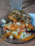 Pollo con ensalada KETO