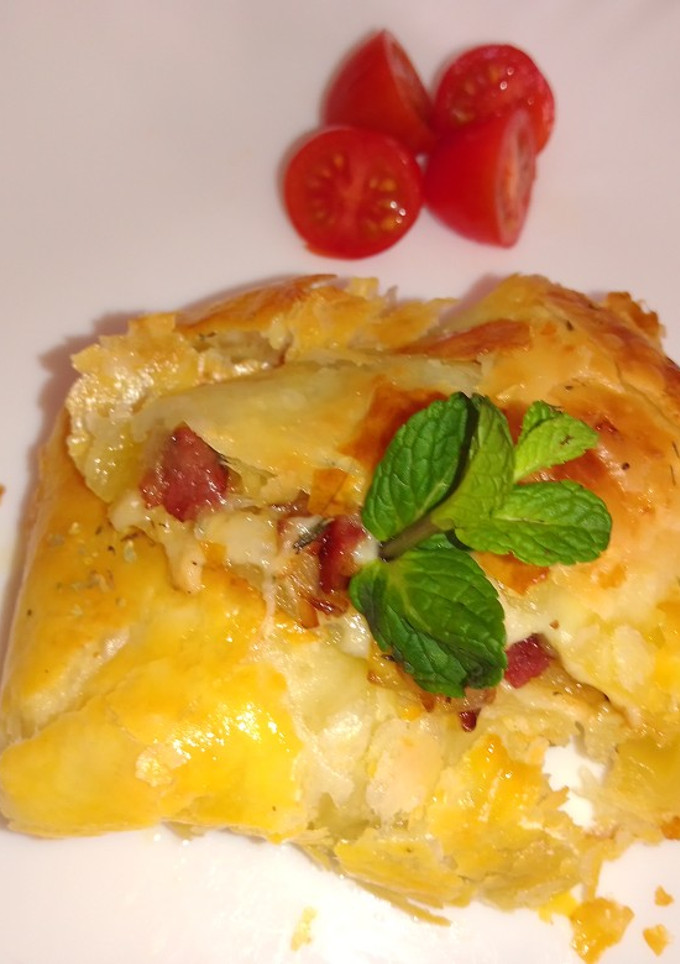 Foto de Pastel Folhado de Salpicão com Queijo 🇫🇷