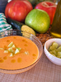 Una foto de Gazpacho de manzana verde