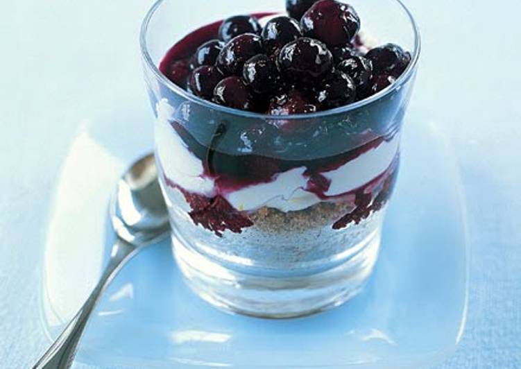 Simple Way to Make Ultimate Blueberry cheesecake pots - BBC GOODFOOD