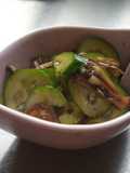 Easy 5-Minute Maitake and Cucumber Side Dish