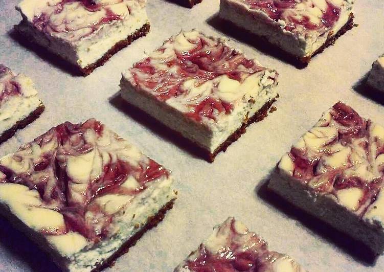 Steps to Prepare Award-winning “Skinny” Strawberry Swirl Cheesecake