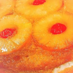A picture of Mike's Lazy Pineapple Upsidedown Cakes.