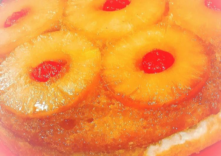 Recipe of Speedy Mike&#39;s Lazy Pineapple Upsidedown Cakes