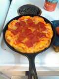 Canned biscuit pizza