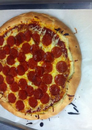 A picture of Homemade Pizza Dough.