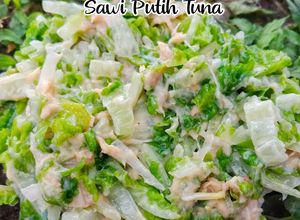 Foto resep Salad Sawi Putih Tuna (menu diet)