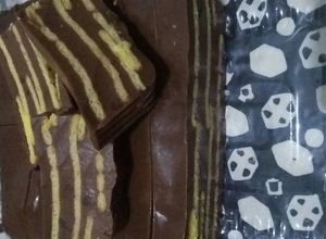 Foto resep Puding Coklat Lapis Biskuit
