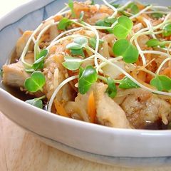 A picture of Chicken Breast Meat in Nanban Sauce.