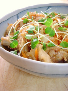 A picture of Chicken Breast Meat in Nanban Sauce.