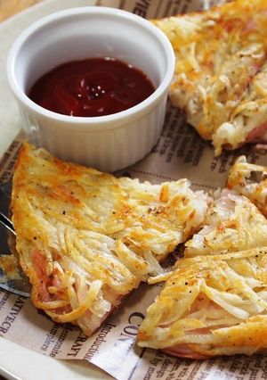 A picture of Easy Potato Galettes with Fish Sausage.