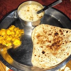 A picture of Indian dry tarro curry (Arbi sabji).