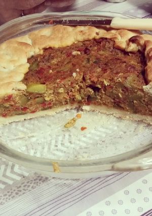 Una foto de Tarta de zapallito