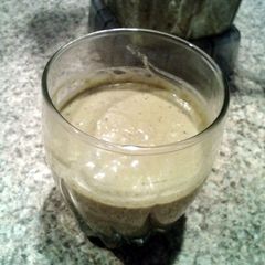 A picture of Avocado and Blueberry Smoothie.